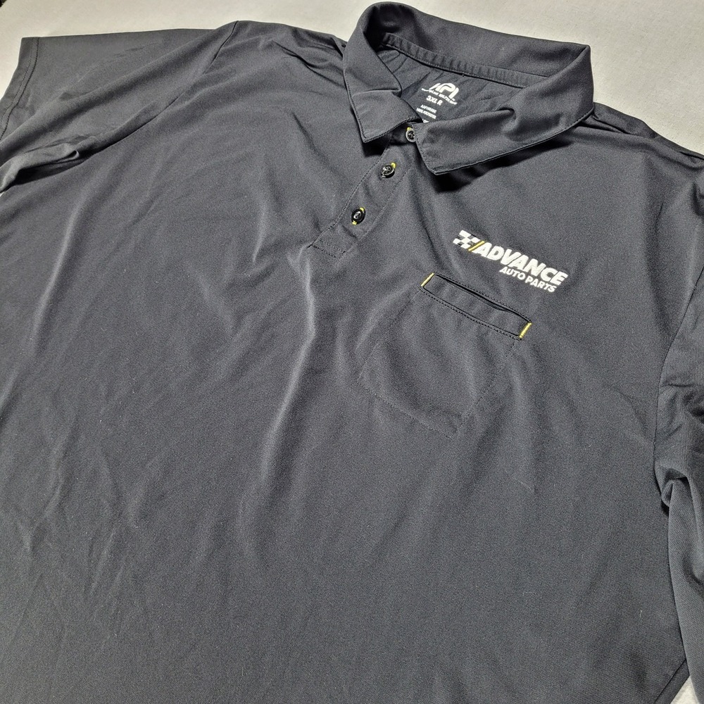 Advance Auto Parts Shirt Polo Mens Size 3XL Logo Pen Pocket Short Sleeve